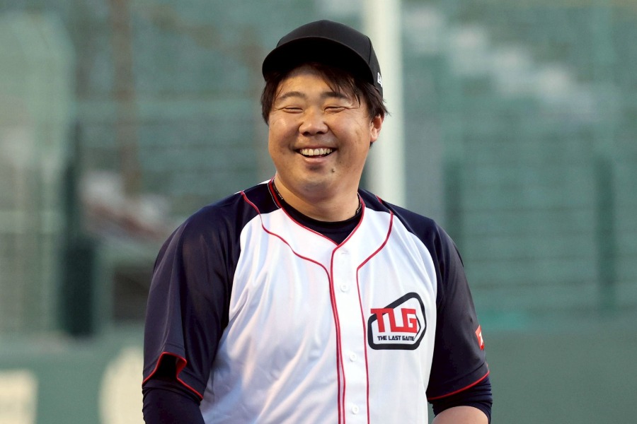 THE LAST GAMEに出場した元広島・高橋大樹さん【写真：栗木一考】