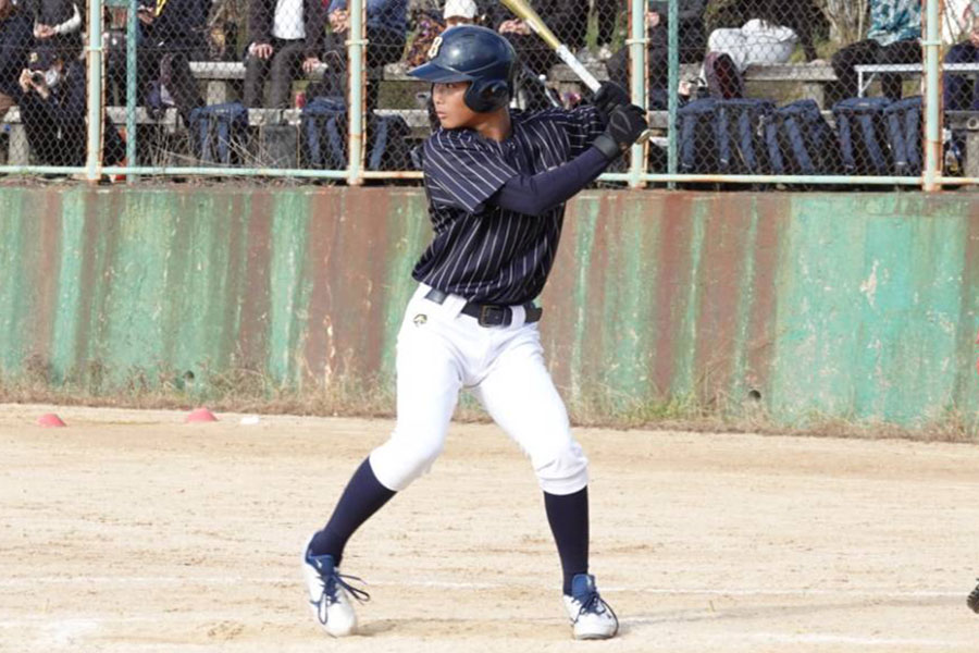 バファローズジュニア・上田灯真【写真:橋本健吾】