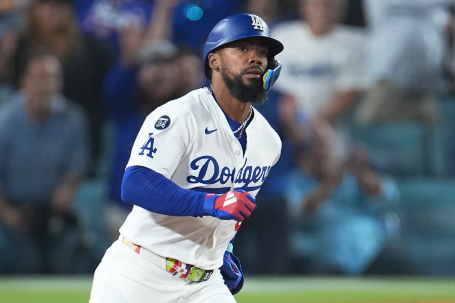 ドジャースのテオスカー・ヘルナンデス【写真:イワモトアキト】