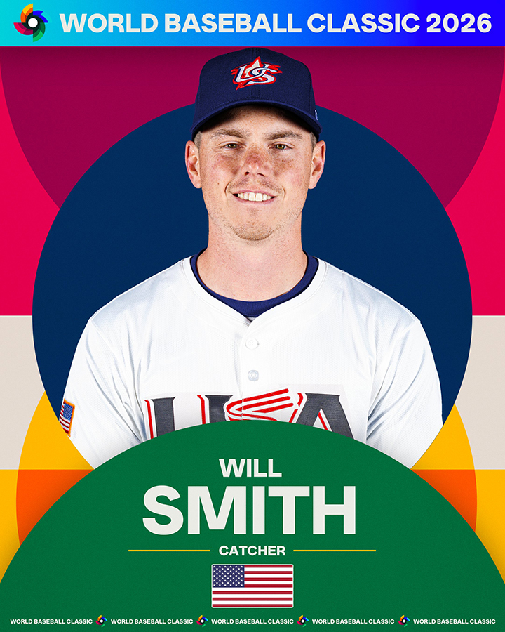 ドジャースのウィル・スミスがWBC米国代表に(写真はWBC公式Xより)