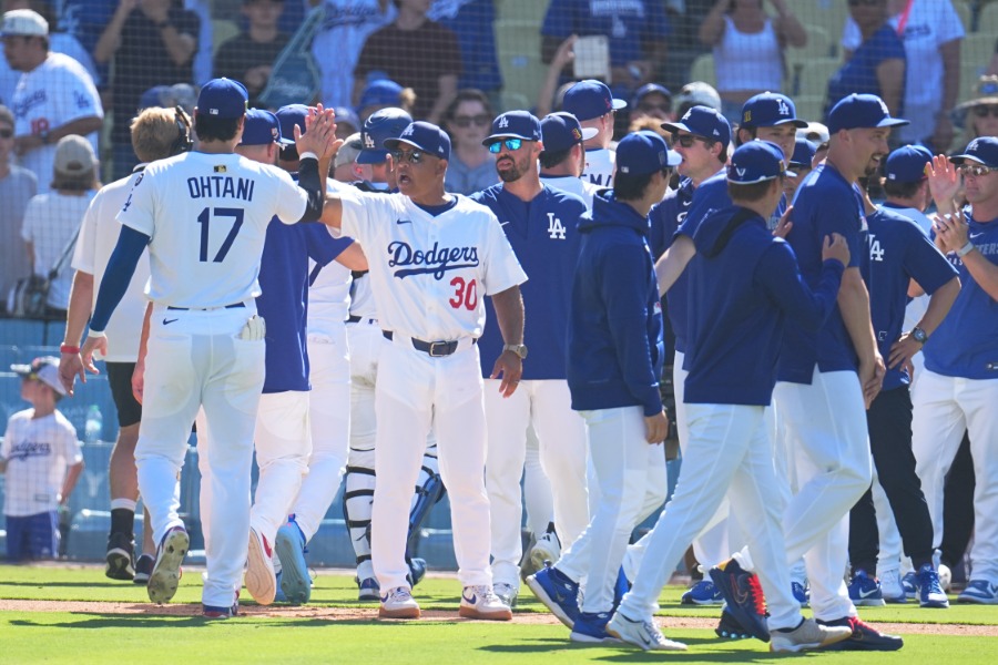 ドジャースナイン【写真:イワモトアキト】