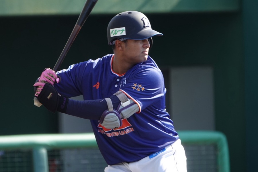 ジャパンウィンターリーグに参加する西武・ラマル【写真：木村竜也】