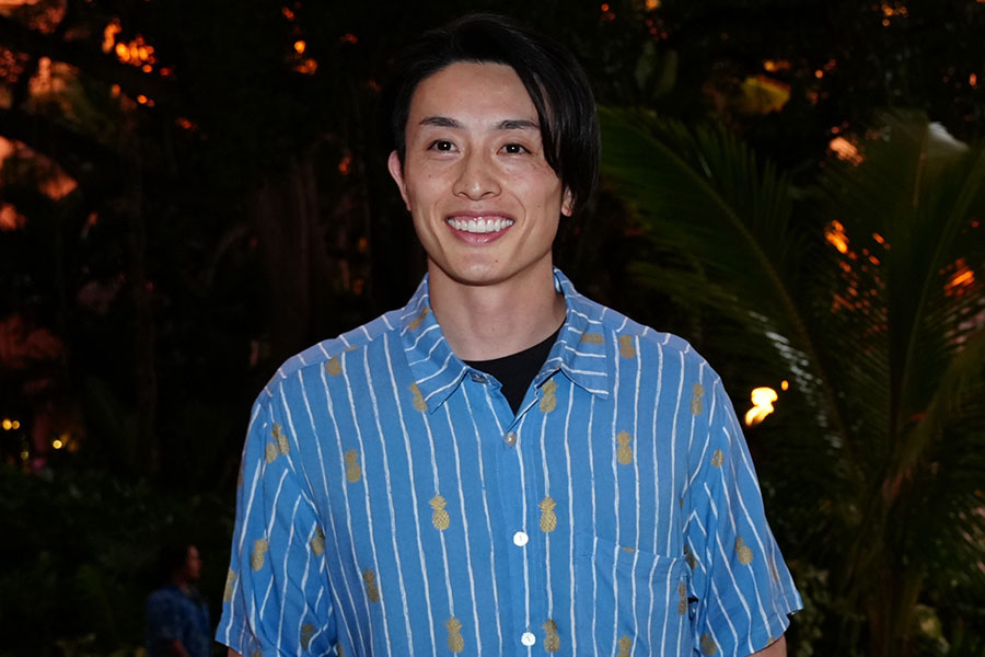 優勝旅行に参加したソフトバンク・周東佑京【写真：荒川祐史】