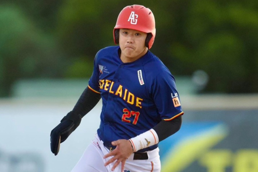 ウインター・リーグに参加する巨人・石塚裕惺【写真提供:ABL】