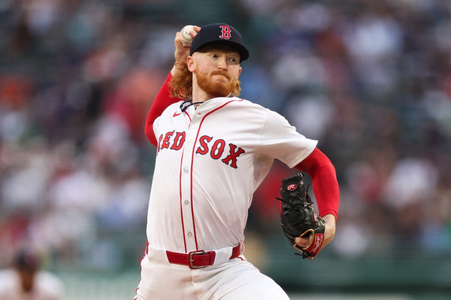 カージナルス合意が報じられたダスティン・メイ(写真はレッドソックス時代)【写真:アフロ】