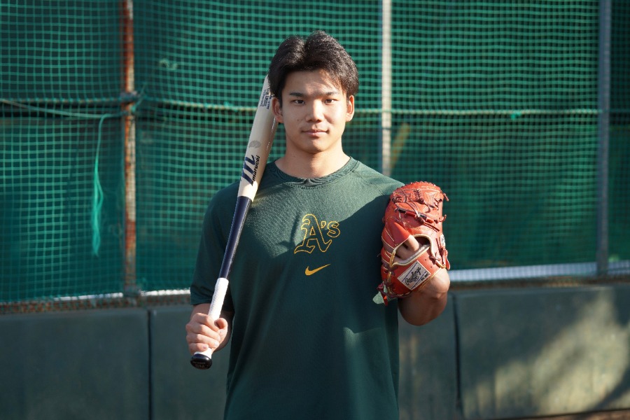 インタビューに応じた森井翔太郎【写真：上野明洸】