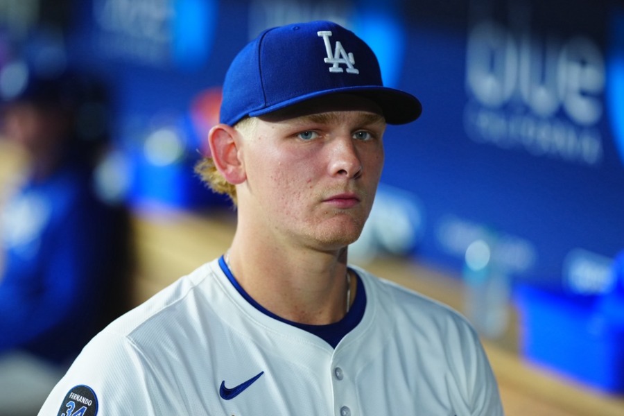 ドジャースのエメ・シーハン【写真:荒川祐史】