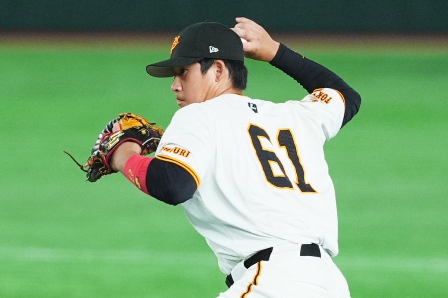 巨人・増田陸【写真:小林靖】