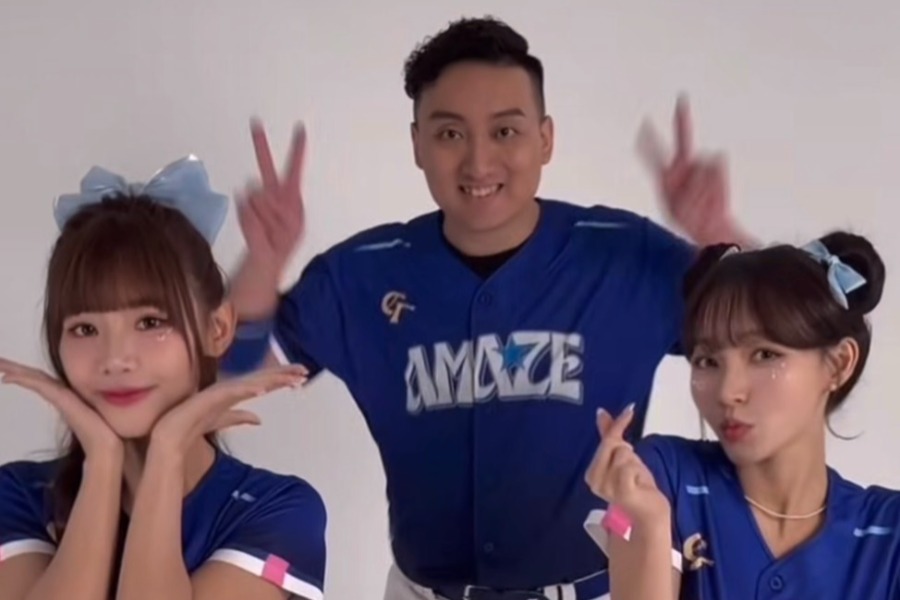 ドラゴンビューティーズが公開したダンスを披露する林襄（写真はスクリーンショット）