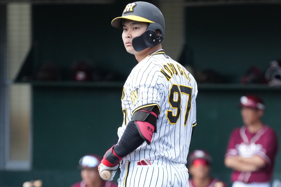 くふうハヤテに入団する元阪神・野口恭佑【写真：小林靖】