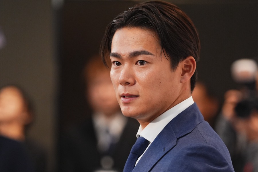 日本プロスポーツ大賞を初受賞したドジャース・山本由伸【写真：小林靖】