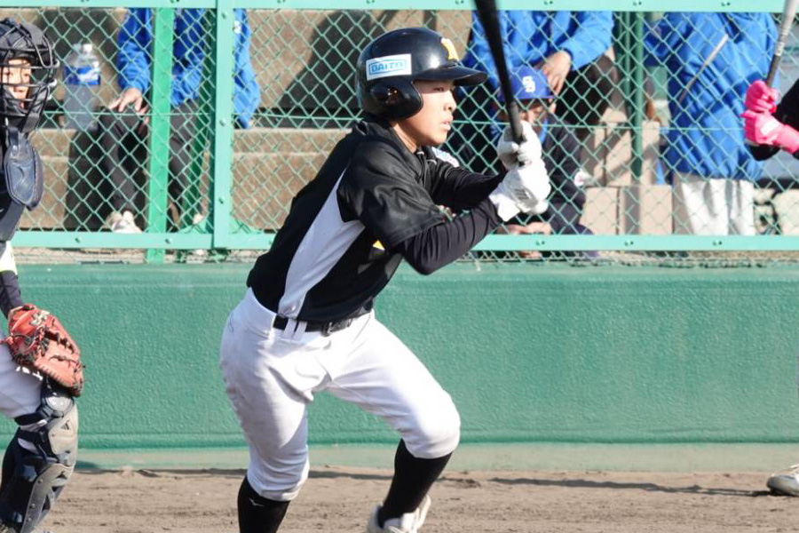 阪神ジュニアの山本怜唯【写真：橋本健吾】
