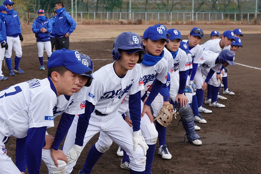 2025年大会に挑むドラゴンズジュニアナイン【写真：木村竜也】