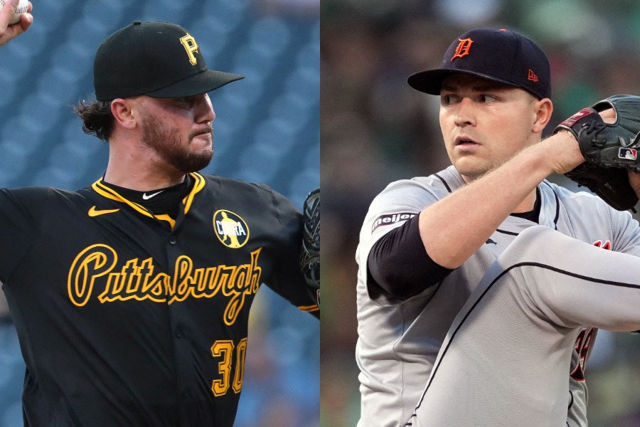 WBC米国代表のポール・スキーンズ（左）とタリク・スクーバル【写真：ロイター】