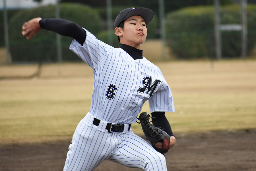 マリーンズジュニア・片岡翔平【写真：高橋幸司】
