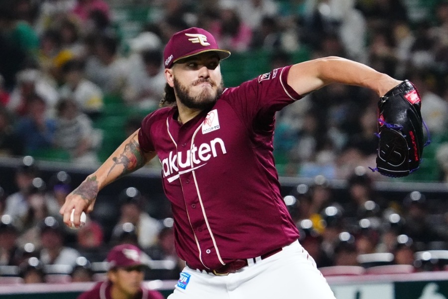 楽天時代のコディ・ポンセ【写真：荒川祐史】