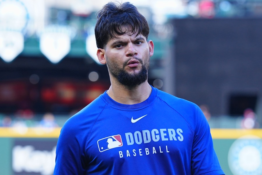 ドジャースのアンディ・パヘス【写真:荒川祐史】