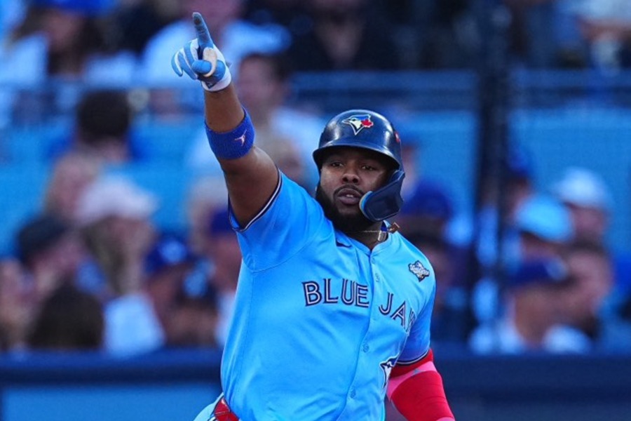 ブルージェイズのブラディミール・ゲレーロJr.【写真：荒川祐史】