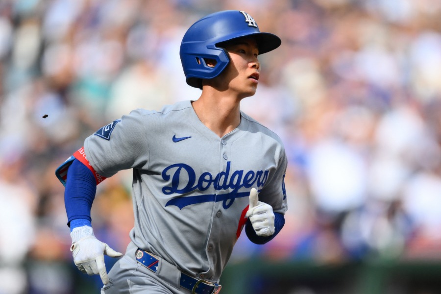 ドジャースのキム・ヘソン【写真:ロイター】