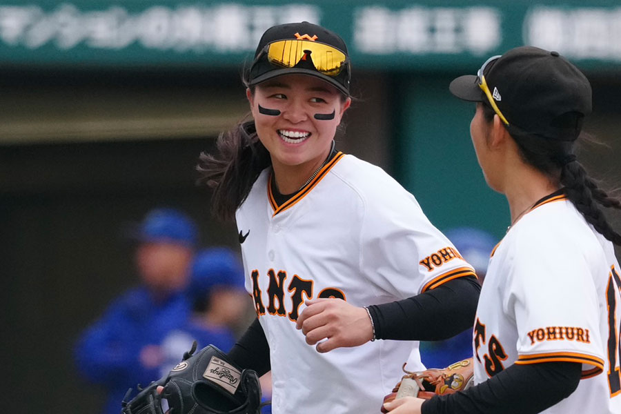 巨人女子チーム・島野愛友利【写真：荒川祐史】