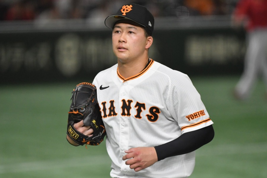 巨人・代木大和【写真：小林靖】