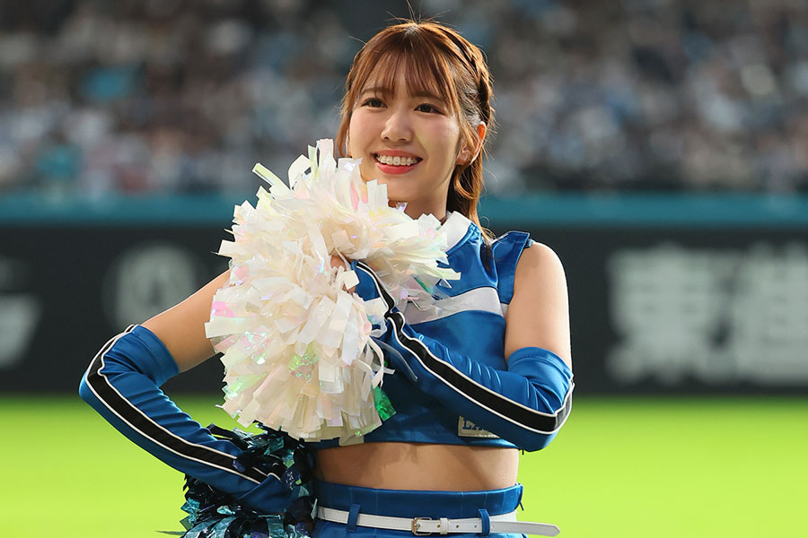 ファイターズガールを卒業する高野実さん【写真：H.N.F.】