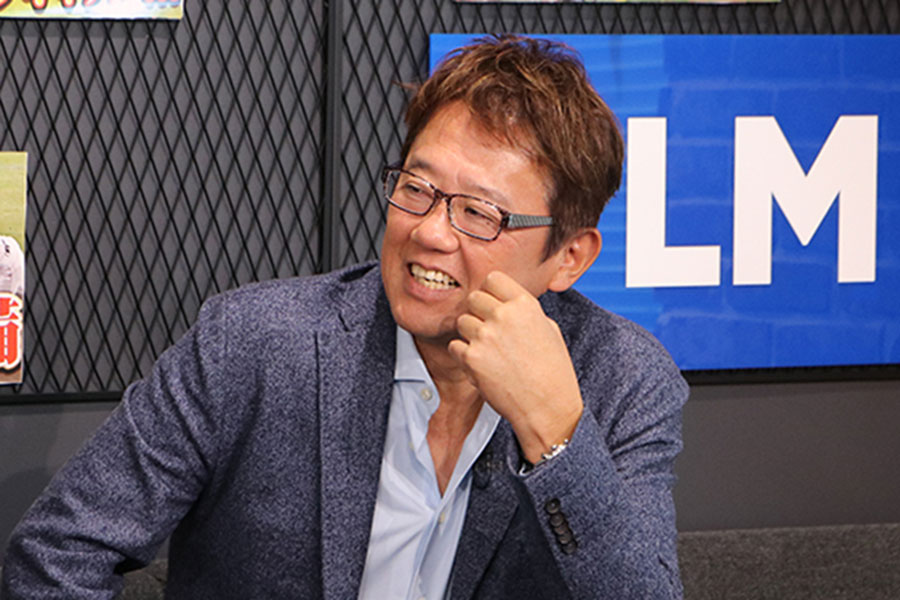 古田敦也氏【画像：パーソル パ・リーグTV】