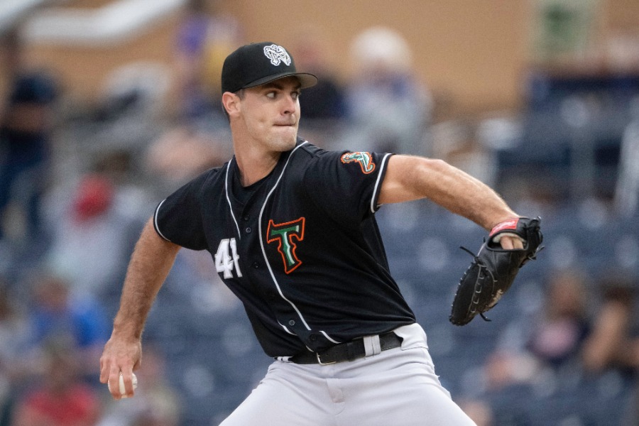 阪神に加入するカーソン・ラグズデール【写真：アフロ】