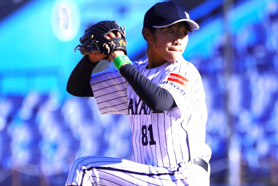 くふうハヤテジュニアの原陽菜【写真:加治屋友輝】