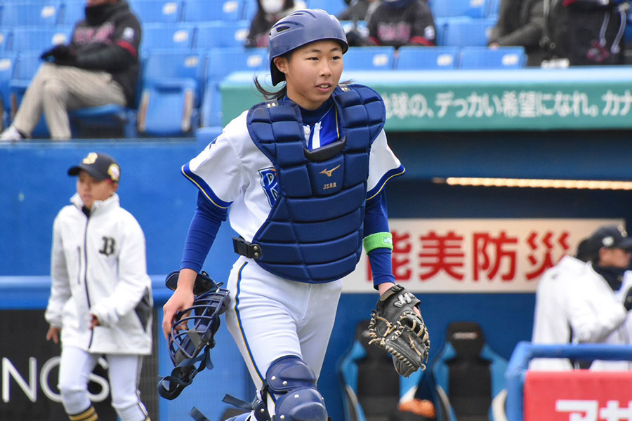 DeNAジュニア・増田莉夢【写真：川浪康太郎】