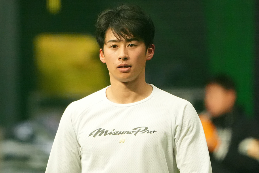 巨人・板東湧梧（写真はソフトバンク時代）【写真：冨田成美】