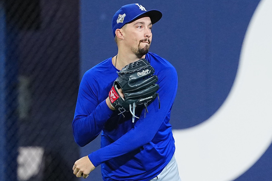 ドジャースのブレイク・スネル【写真：荒川祐史】
