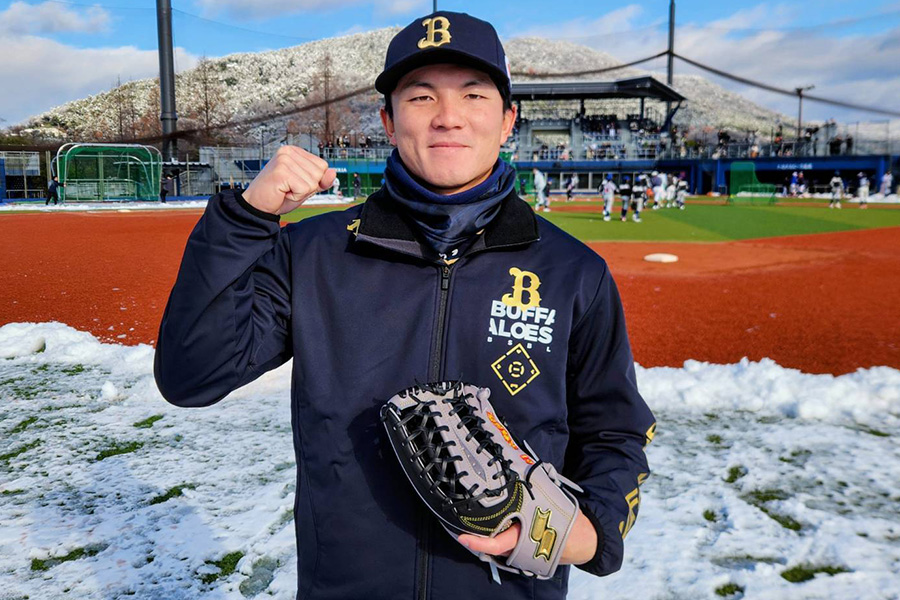 現役ドラフトでオリックスから西武に移籍する茶野篤政【写真：北野正樹】