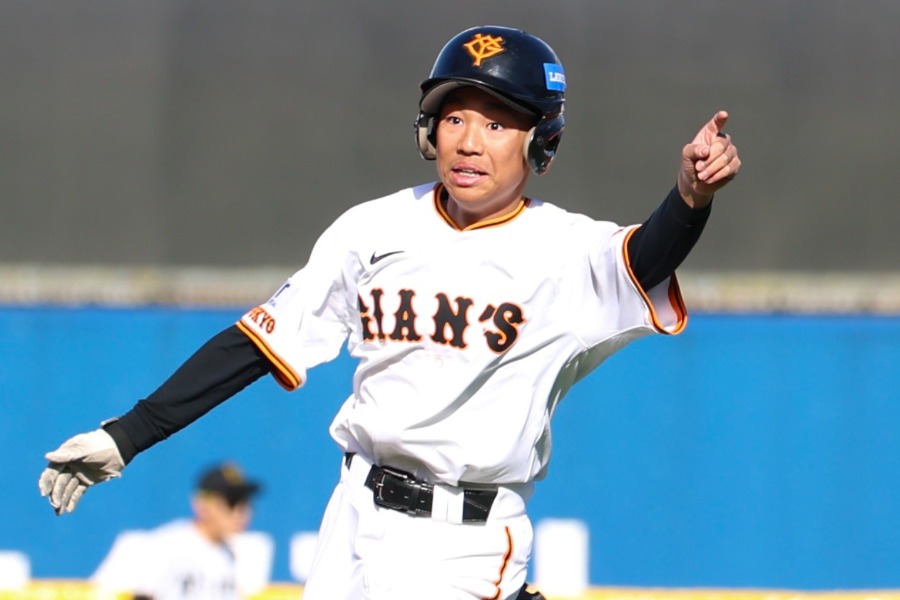 巨人ジュニアの割石有音くん【写真：加治屋友輝】