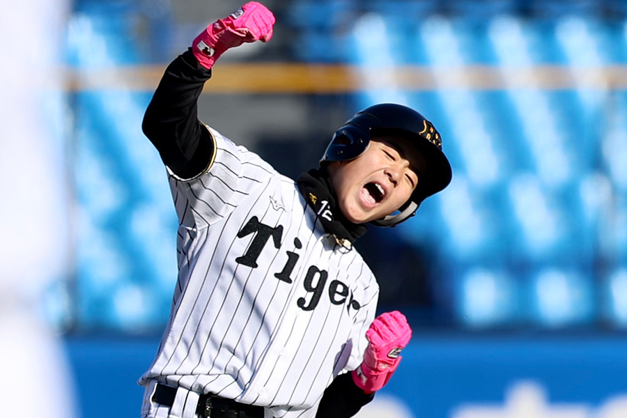 阪神ジュニア・馬野信輝【写真：加治屋友輝】