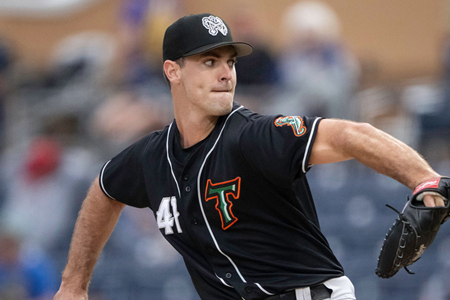 阪神が獲得したカーソン・ラグズデール【写真：アフロ】