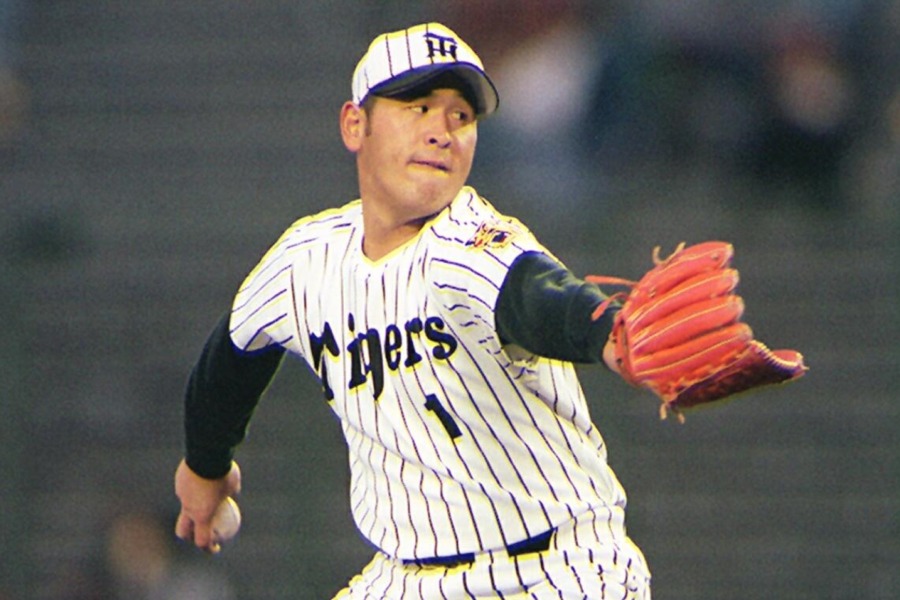 阪神時代の中込伸氏【写真提供：産経新聞社】