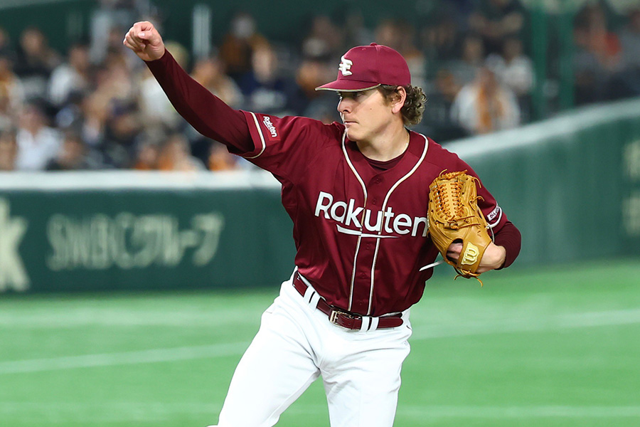 楽天時代のスペンサー・ハワード【写真：加治屋友輝】