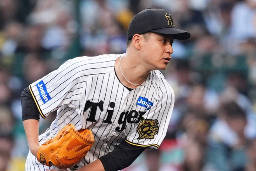 阪神・大竹耕太郎【写真：小林靖】