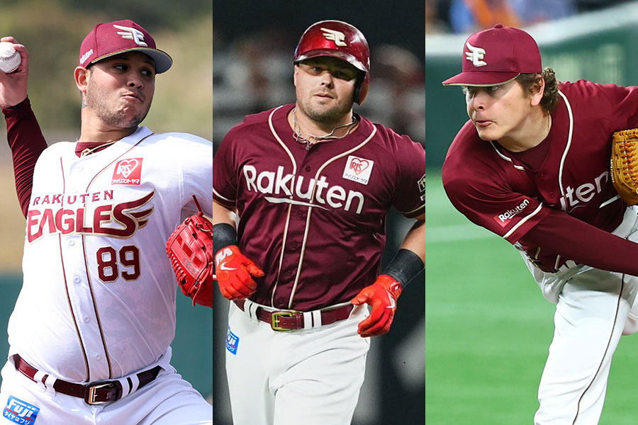 ミゲル・ヤフーレ、ルーク・ボイト、スペンサー・ハワード（左から）【写真：栗木一考、小林靖、加治屋友輝】