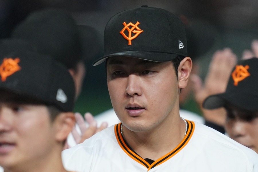 MLB移籍を目指す巨人・岡本和真【写真：矢口亨】