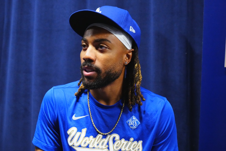 ドジャース時代のジャスティン・ディーン【写真：荒川祐史】