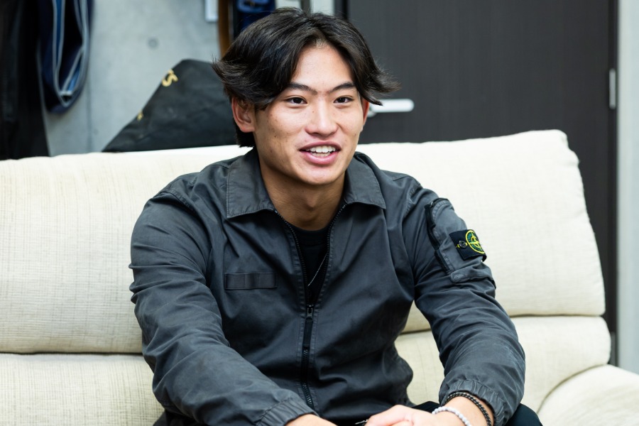 Full-Countのインタビューに応じた常松広太郎【写真：加治屋友輝】