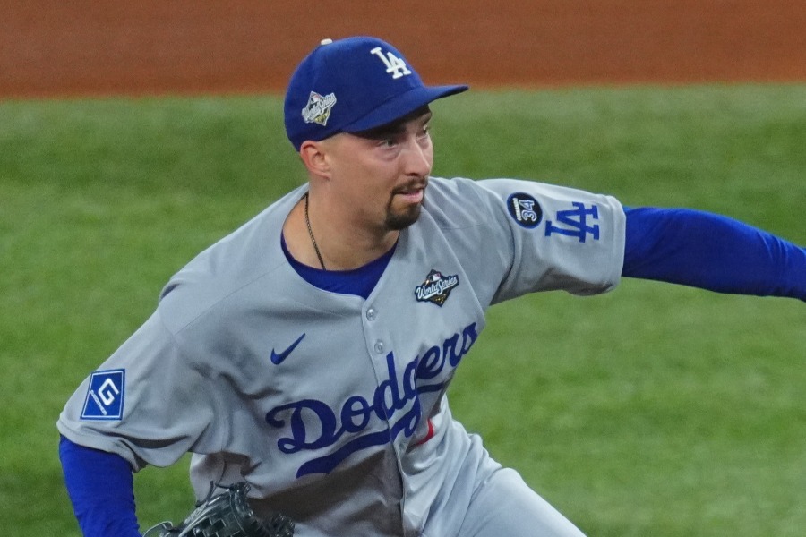 ドジャースのブレイク・スネル【写真：荒川祐史】