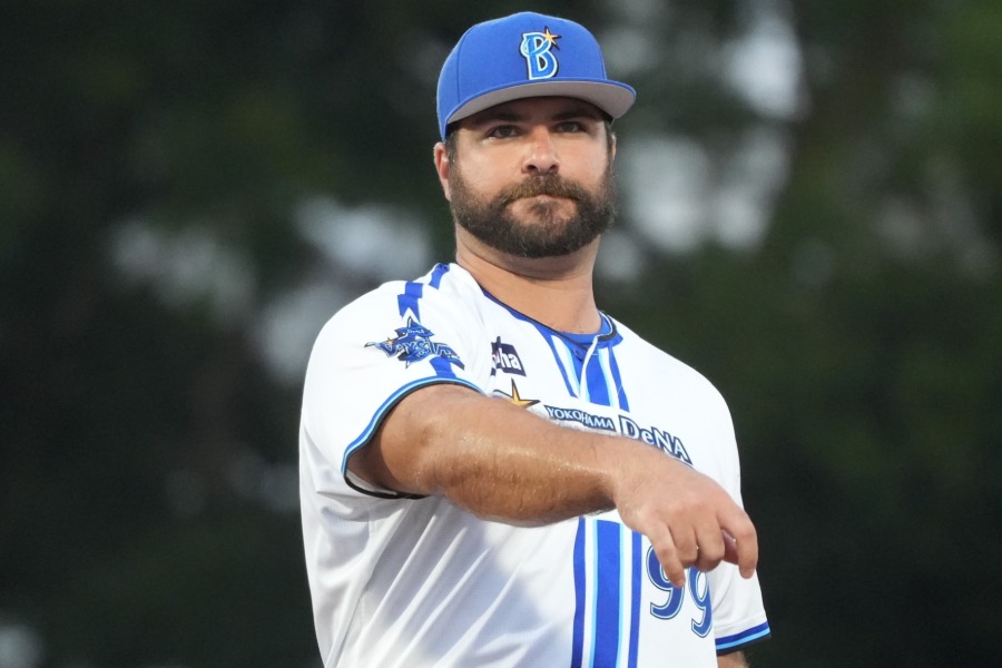 DeNAから自由契約となったマイク・フォード【写真：町田利衣】