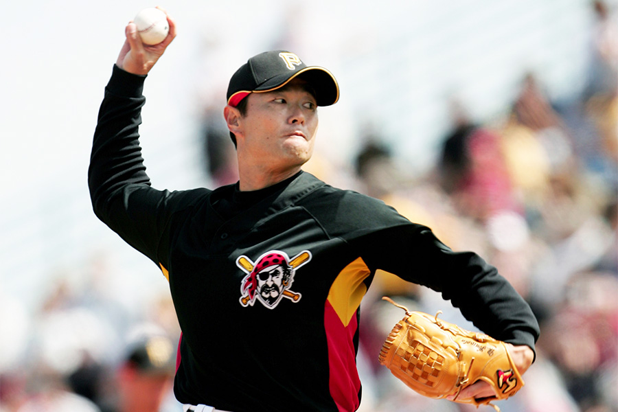 現役時代の桑田真澄氏（写真はパイレーツ時代）【写真：アフロ】