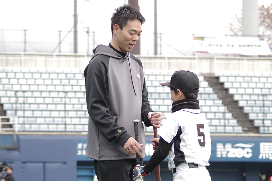 安定した打撃に最も大切なのは「練習量」と語る【写真：喜岡桜】