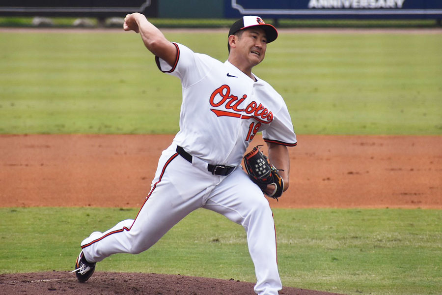 スライダーを得意球種とする菅野智之【写真：編集部】