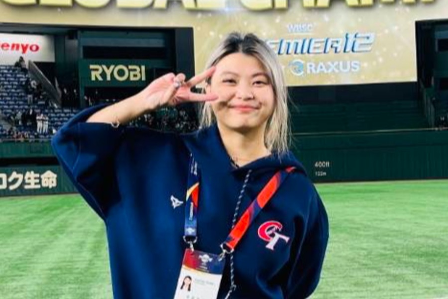 CPBL国際部の黄千晏さん【写真:本人提供】