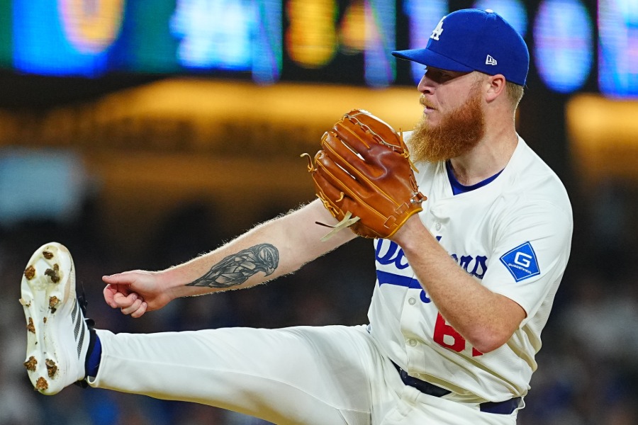 ドジャースのウィン・クライン【写真：荒川祐史】